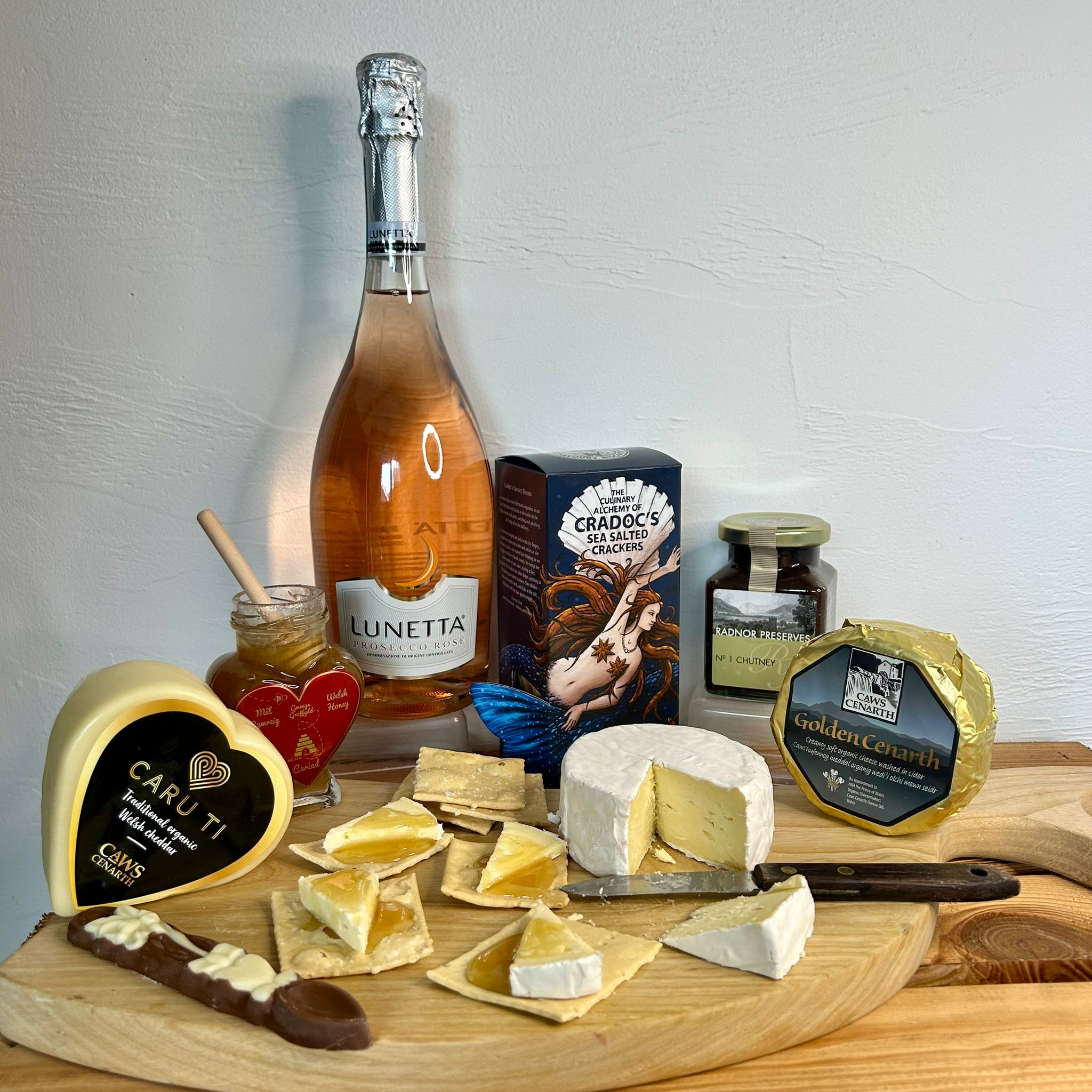 Mother's Day Cheese and Prosecco gift